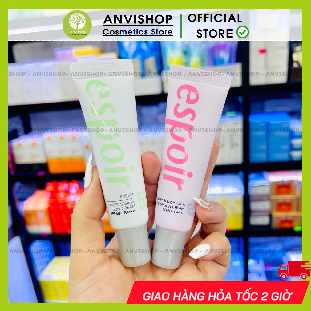 SET 2 Kem Chống Nắng Espoir Sun Cream SPF50+ PA++++ 60ml + 20ml