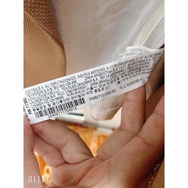 Áo blazer zara new tag màu vàng mustad