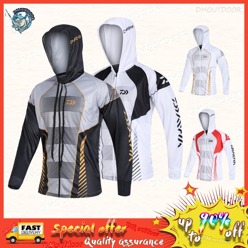 DAIWA Áo Khoác Câu Cá Dài Tay Chống Tia UV Nhanh Khô Phong Cách Mới Năm 2023 Size S-6XL