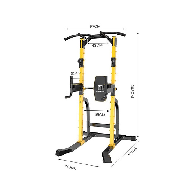 Xà đơn xà kép đa năng Miking MK680 có khung thép chắc chắn, thiết kế trẻ trung, Tải trọng lên tới 180kg