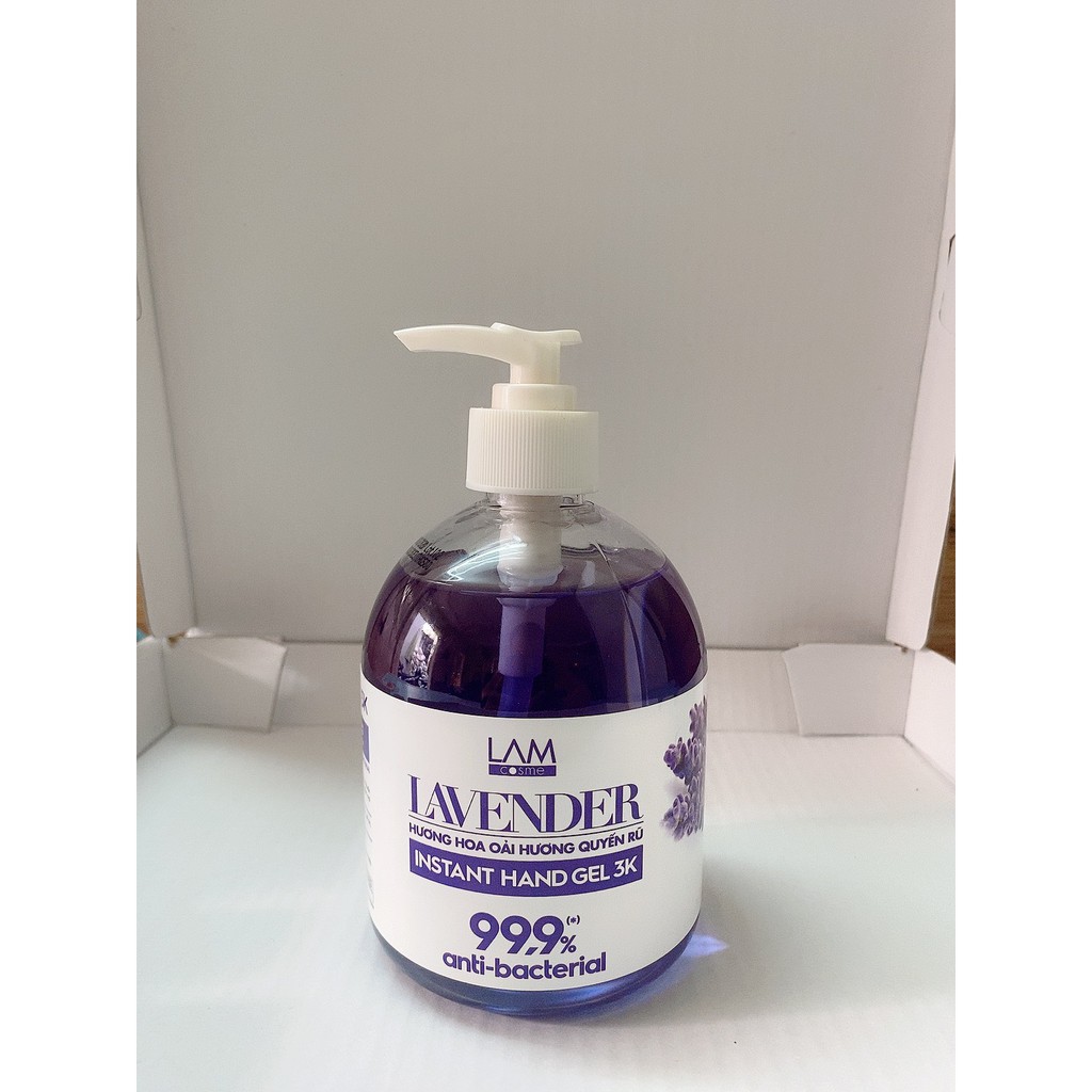 Gel rửa tay khô LAMcosme 500ml LAVENDER