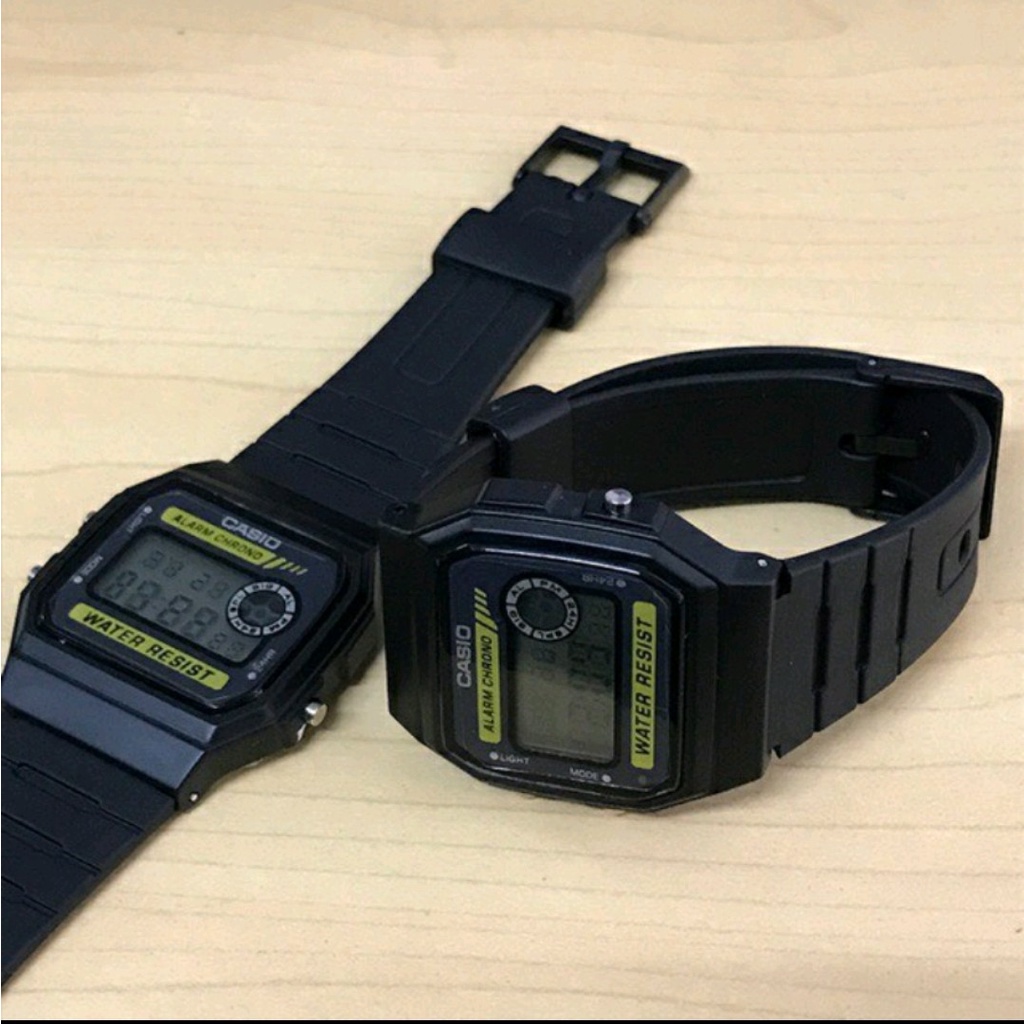 ĐỒNG HỒ ĐIỆN TỬ UNISEX WR F94 DÂY CAO SU MẶT NHỰA - ĐỒNG HỒ NAM NỮ THỜI TRANG