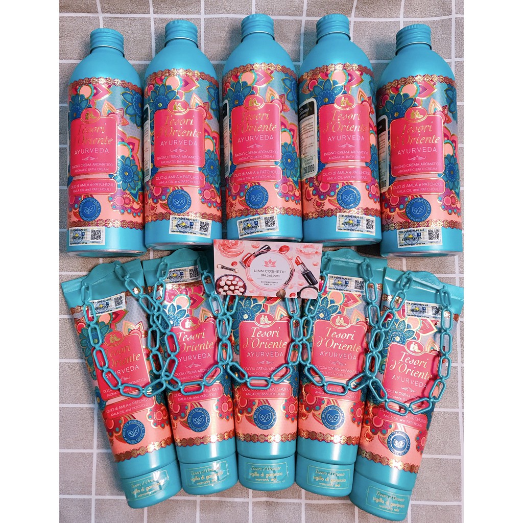 Sữa Tắm Nước Hoa Tesori D`oriente Hammam dạng tuýp có xích 250ml