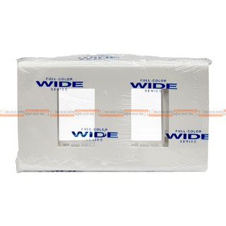 Mặt Dùng Cho 2 Thiết Bị Panasonic WEV68020SW [Dòng WIDE]