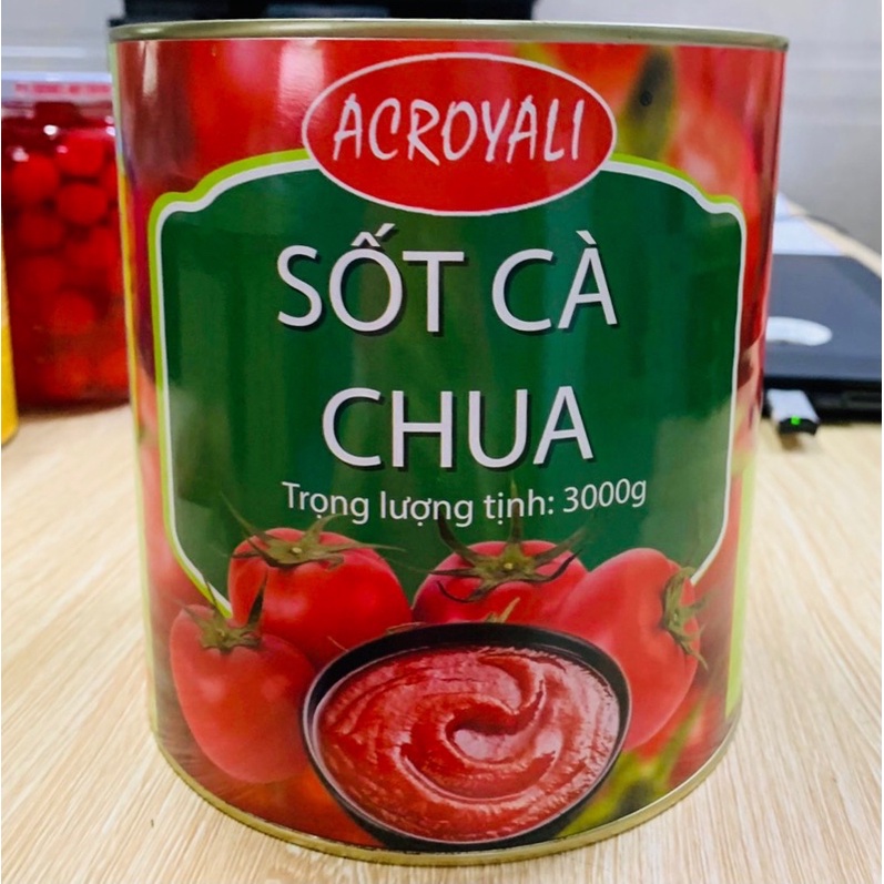 Cà chua paste cô đặc ACROYALI 3000g