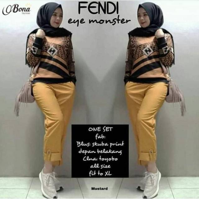 Fendii Mô Hình Nhân Vật Mắt Quái Vật Độc Đáo Sáng Tạo