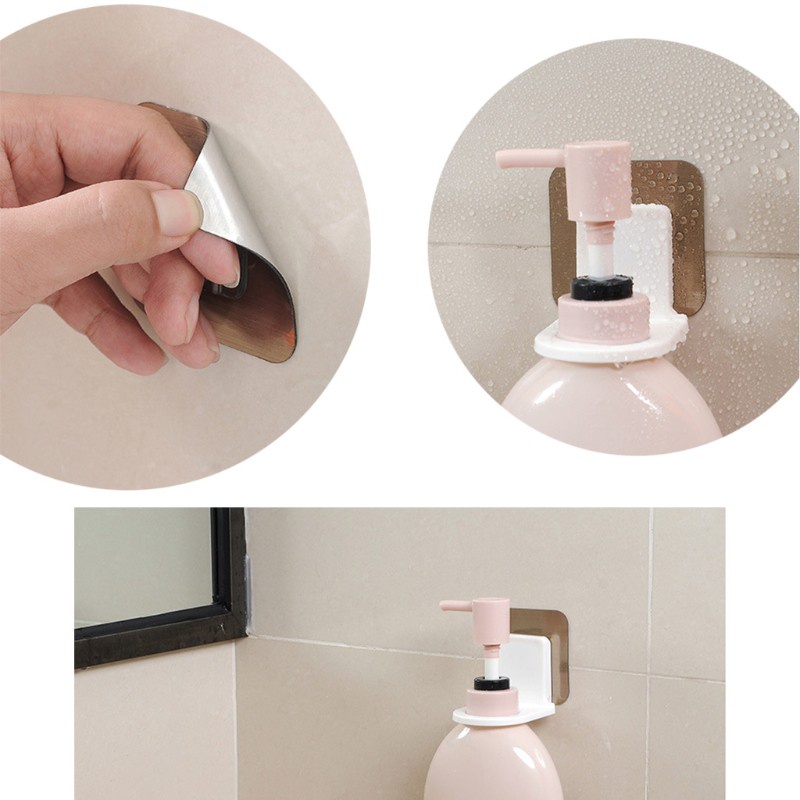 Giá đỡ có giác hút xà phòng/ dầu gội gắn tường có giác hút tiện dụng cho phòng tắm