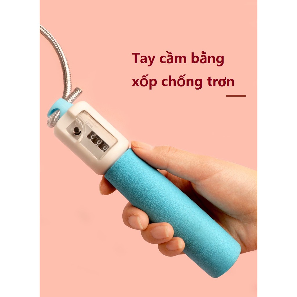 Dây Nhảy Thể Dục Deli Đếm Vòng , Dụng Cụ Tập Thể Thao Cao Cấp, Tăng Chiều Cao, Giảm Cân Tan Mỡ Toàn Thân