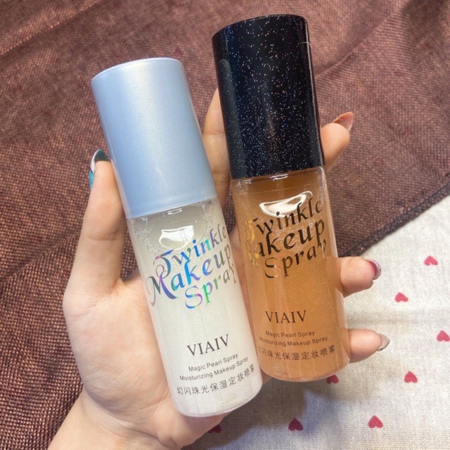 Xịt giữ lớp makeup nhũ chảy Stars shine galaxy spray Viaiv