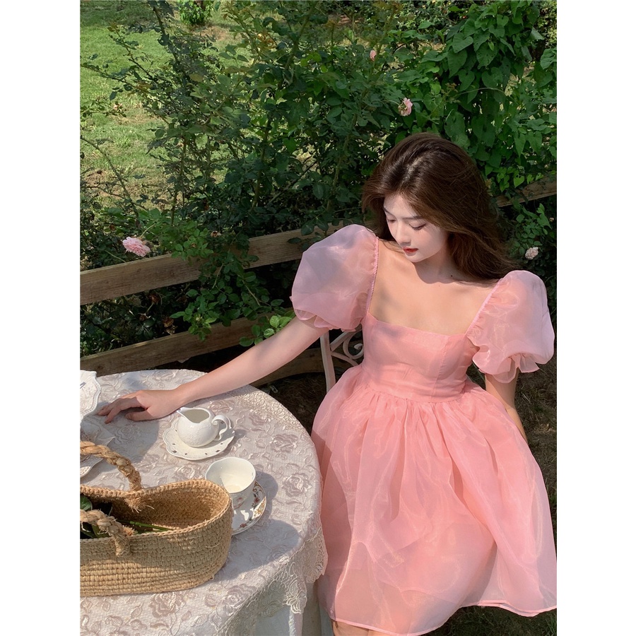 Đầm nữ babydoll nàng thơ vải voan AK1398