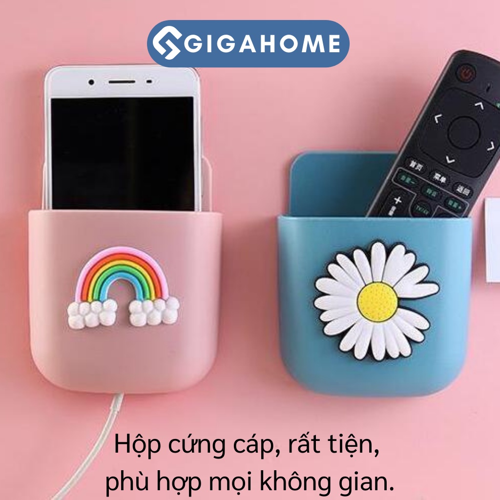 Giá Treo Tường Để Bút, Điện Thoại, Remote Có Đục Lỗ Tiện Lợi GIGAHOME Decor Nhà 10017