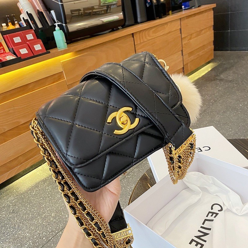 Túi €•hanel Ngọc Trinh vân trám mini | BigBuy360 - bigbuy360.vn
