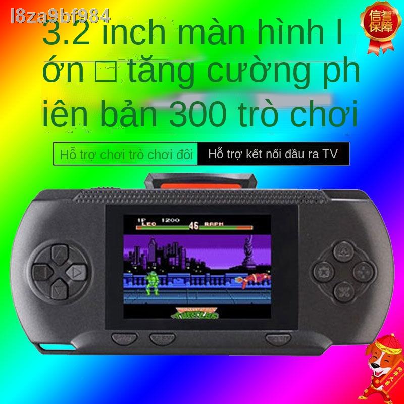 ✟✲☈Màn hình lớn 3,2 inch có thể sạc lại máy chơi game cầm tay trò trẻ em xếp PSP màu RS80