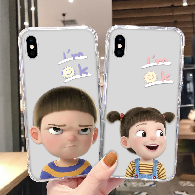 Ốp Điện Thoại Tpu Họa Tiết Bé Gái Thời Trang Cho Iphone Se 2020 12 11 Pro X Xs Max Xr 6s I6S I6 6 6plus 6splus 7 8 Plus