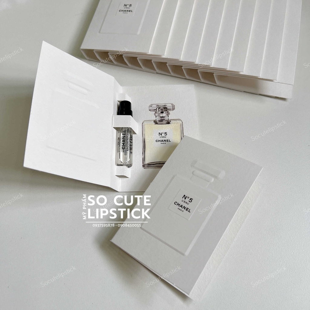 Vial Nước Hoa Chaanel No5 EDT 1.5ml L'eau