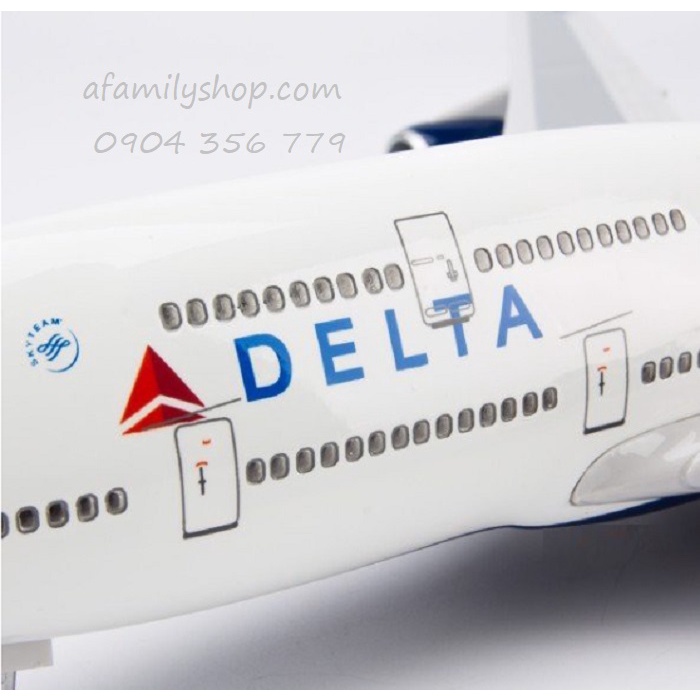Mô hình máy bay Delta Airlines Boeing B747