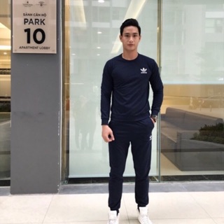 Bộ nỉ nam thêu Adidas
