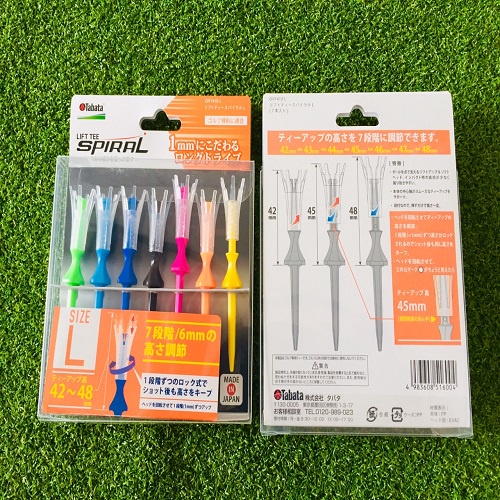 Tee golf Spiral- Nhật Bản, thiết bị đỡ banh gôn nhiều mẫu cao cấp