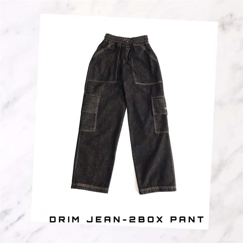Quần Jean túi hộp unisex 2box DRIM(Design and made by Drimwe)
