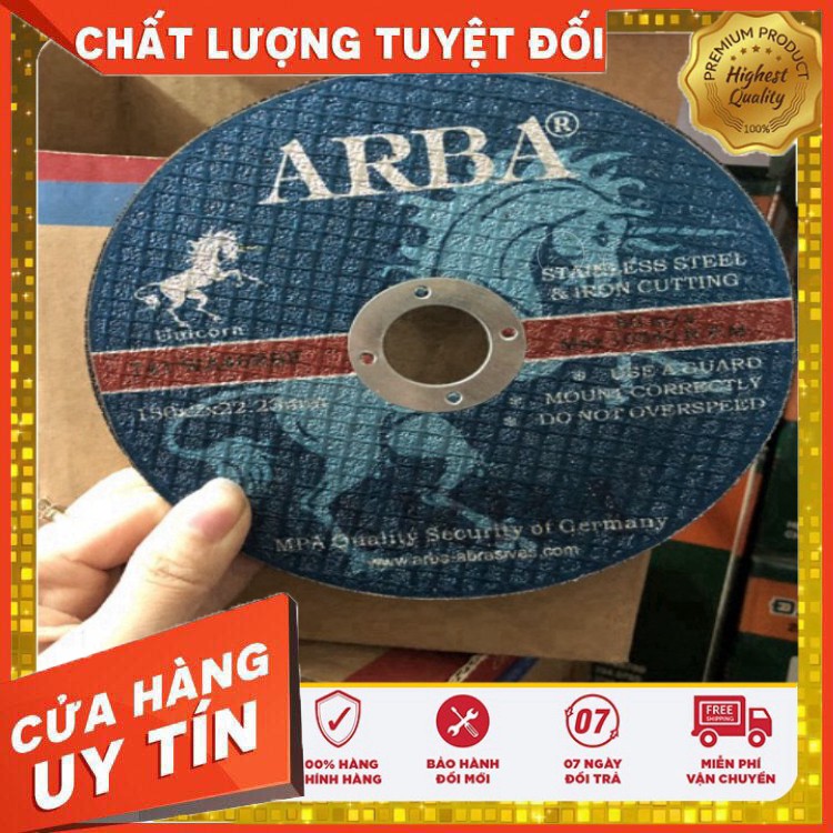 [ GIÁ RẺ NHẤT - HÀNG CHÍNH HÃNG ] Đá cắt sắt , đá cắt inox ARBA 100 CHÍNH HÃNG