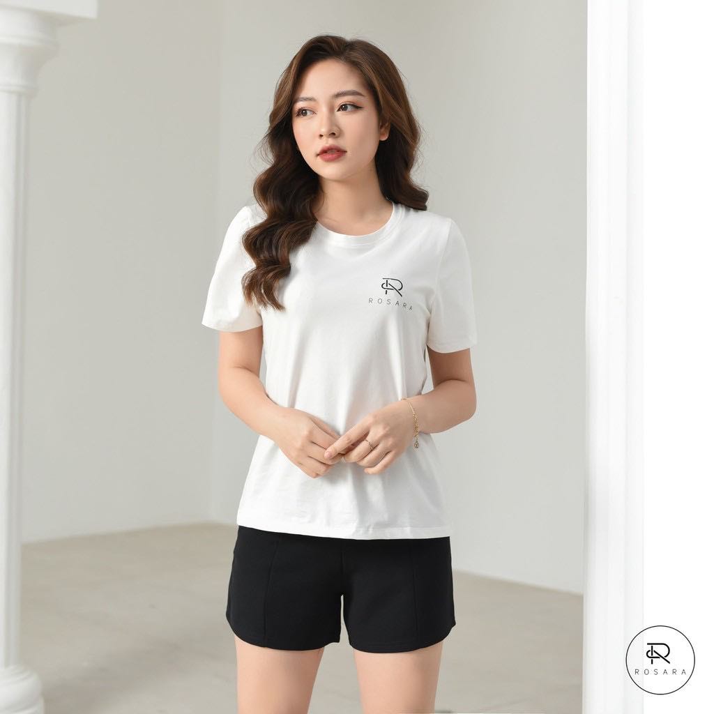 Áo phông nữ cotton thời trang Rosara SP88