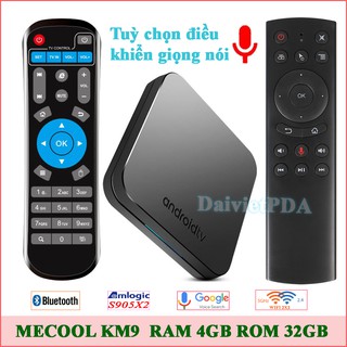  Mecool KM9 Chip S905X2 RAM 4GB ROM 32GB - Android TV OS - Remote IR / Voice 2.4 Ghz