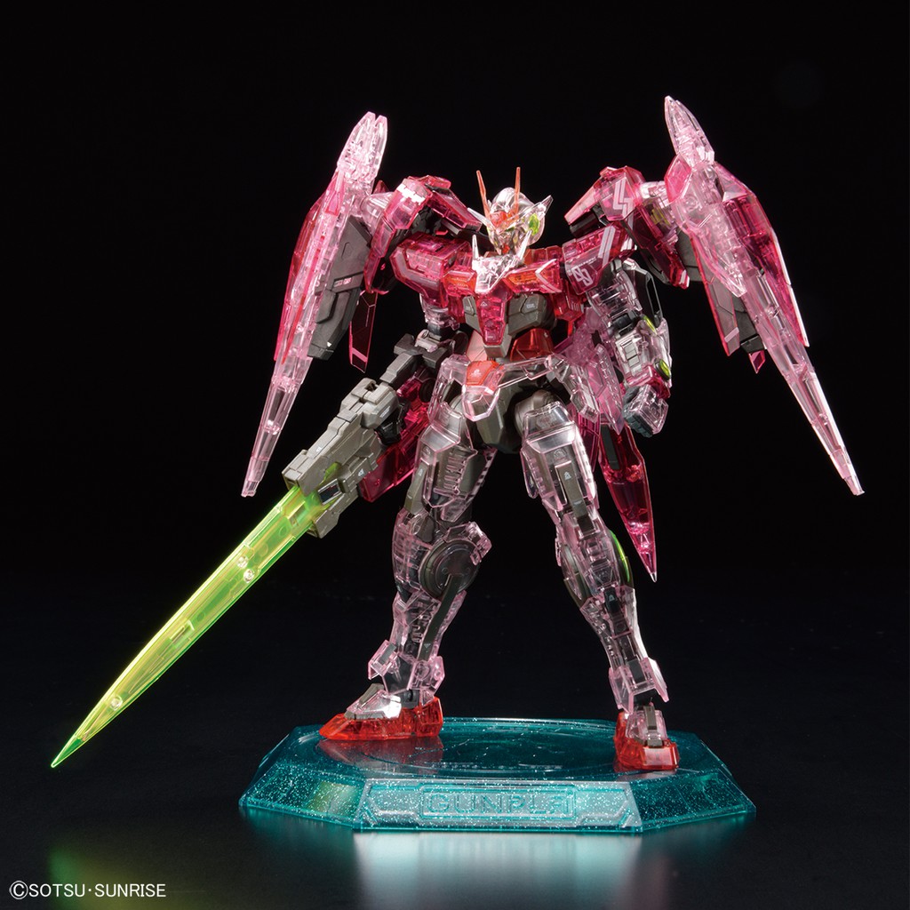 Bandai Mô Hình Gundam RG 00 Raiser Trans-Am Clear The Gundam Base Limited 1/144 Đồ Chơi Lắp Ráp Anime Nhật