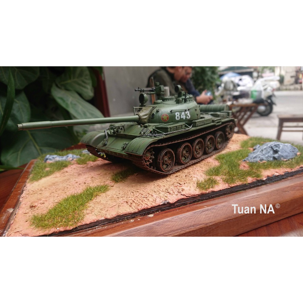 Trọn bộ sa bàn xe tank T62 hiện đang sử dụng trong QĐND Việt Nam