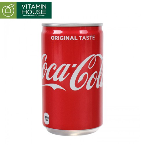 Coca Cola Mini Nhật lon nhí 160ml vị nguyên bản [VITAMIN HOUSE]