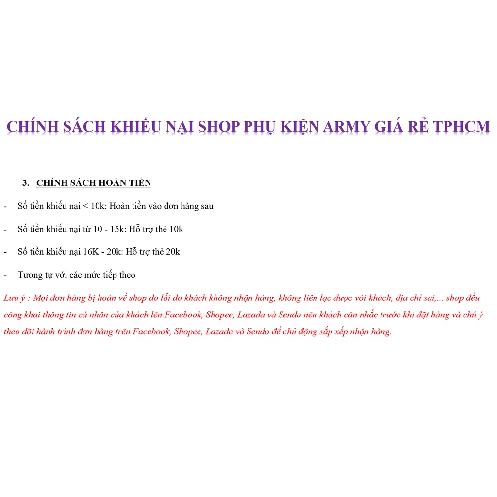 VPP124 Vòng tay ARMY đơn giản fan nhóm nhạc BTS