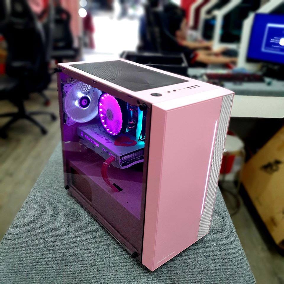 Vỏ case máy tính Xigmatek Gemini Queen | Kính cường lực | Hỗ trợ lắp main M-ATX, RGB STRIP