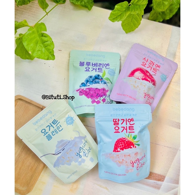 Sữa chua khô Bebedang cho bé từ 7tháng - đủ vị