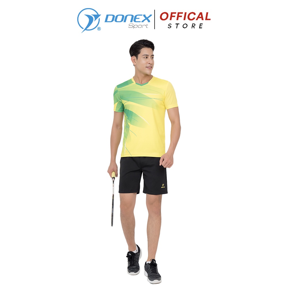 Áo Thể Thao Nam DONEXPRO Nhãn Hiệu PRONING MC-9093 Thoáng Khí, Không Bám Bụi, Nhiều Màu Đẹp From Regular