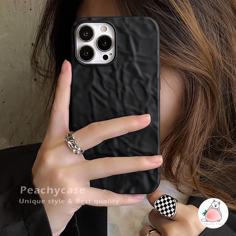 Ốp Điện Thoại TPU Mềm Chống Sốc Màu Đen Nhám Cho iPhone 14 13 Mini 12 Pro Max 11 Xr Xs Max X 7 8 Plus 12Mini