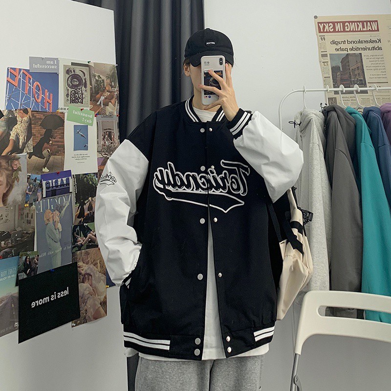 Áo khoác Bomber phong cách Hàn Quốc thời trang năng động cho nam