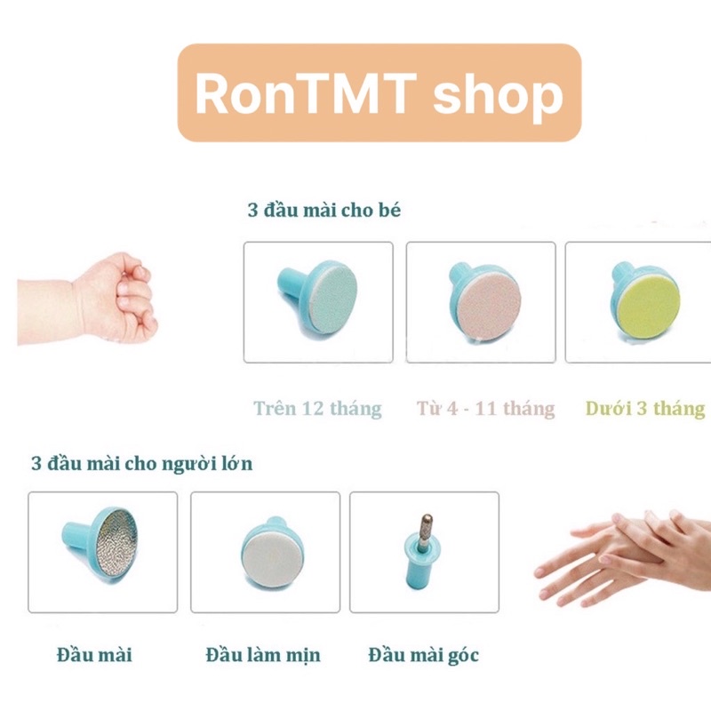 Máy cắt móng tay điện đa năng cho bé, Cắt dũa móng an toàn