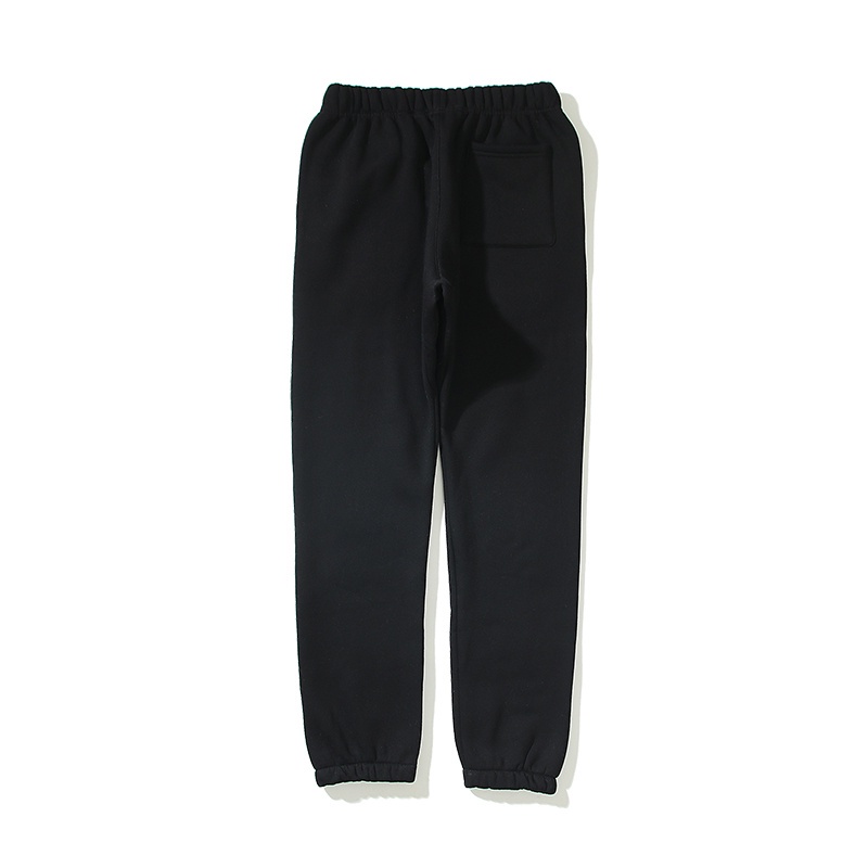 Quần thể thao ESSENTIALS bằng cotton phối nhung lưng thun co giãn phong cách cổ điển thời trang cho nam và nữ