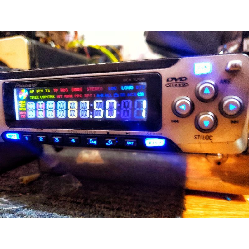 Đầu DVD MP4 PIONEER DEH 1066 có AUX loại 1Din