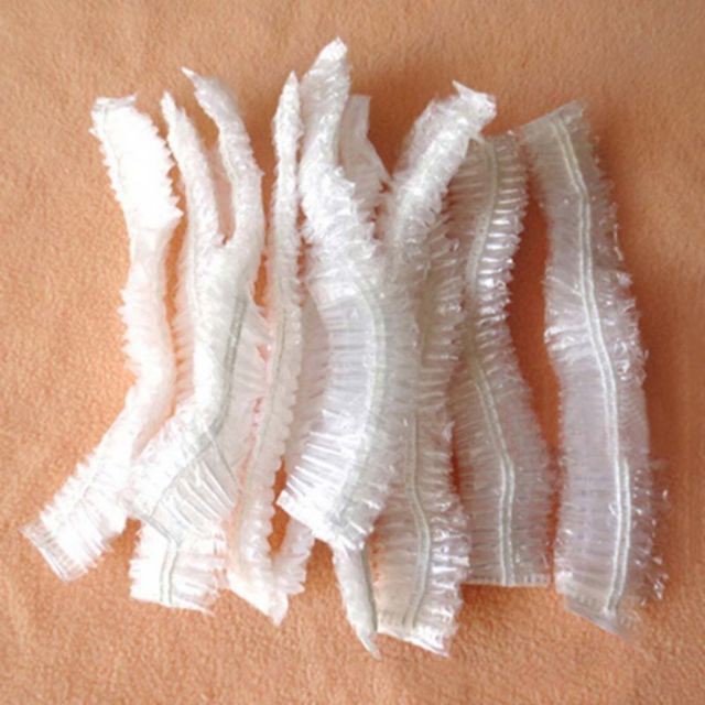 Set 100 Túi Bọc Thực Phẩm Đa Năng Co Giãn Siêu Dai, Có Chun Hình Gấu - Màng Bọc Thực Phẩm PE Túi Gấu