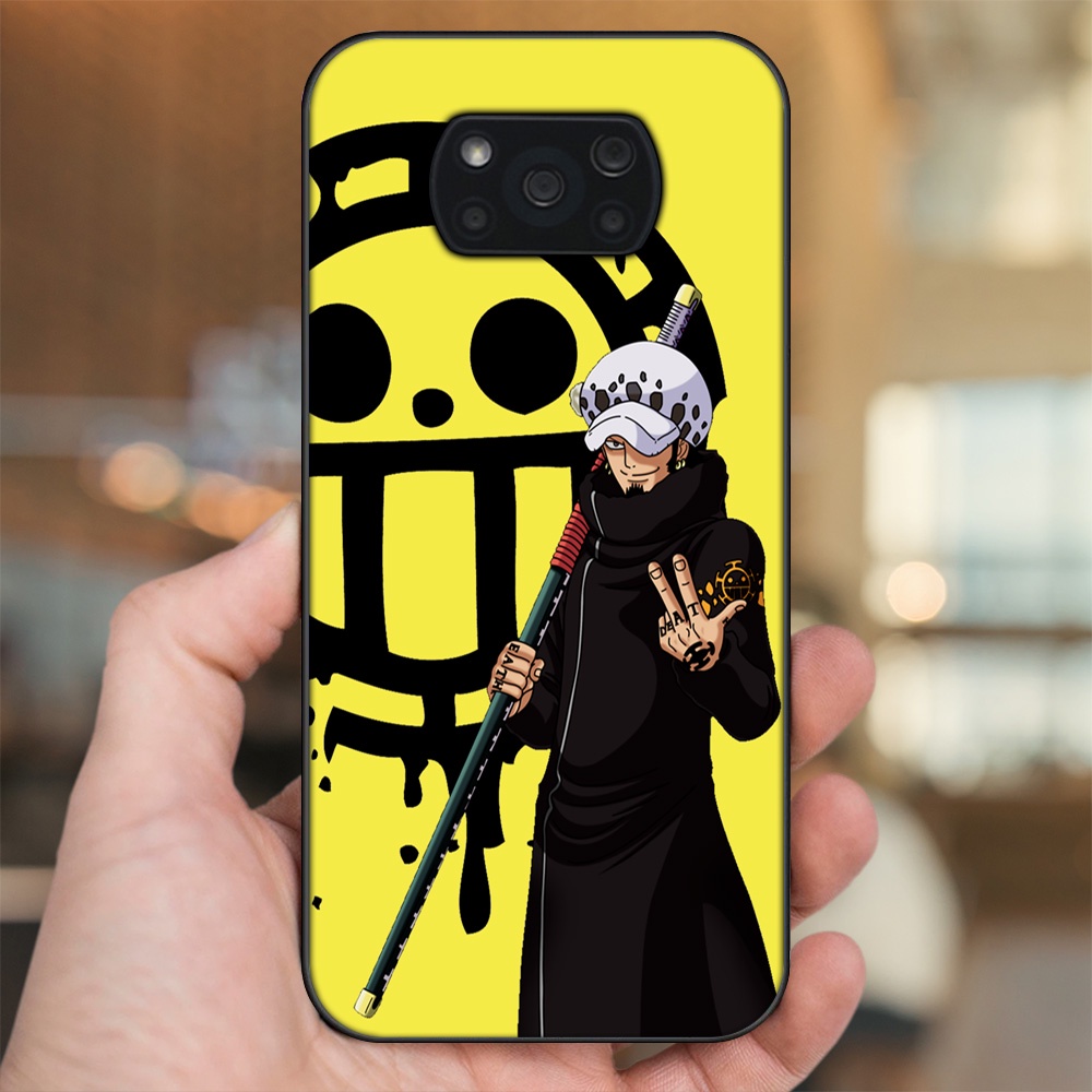 Ốp lưng Xiaomi Poco X3, Poco X3 Pro, Poco X3 NFC viền đen in hình Law One Piece