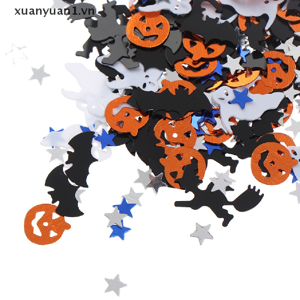 Túi 15g Hoa Giấy Hình Bí Ngô Dơi Trang Trí Halloween