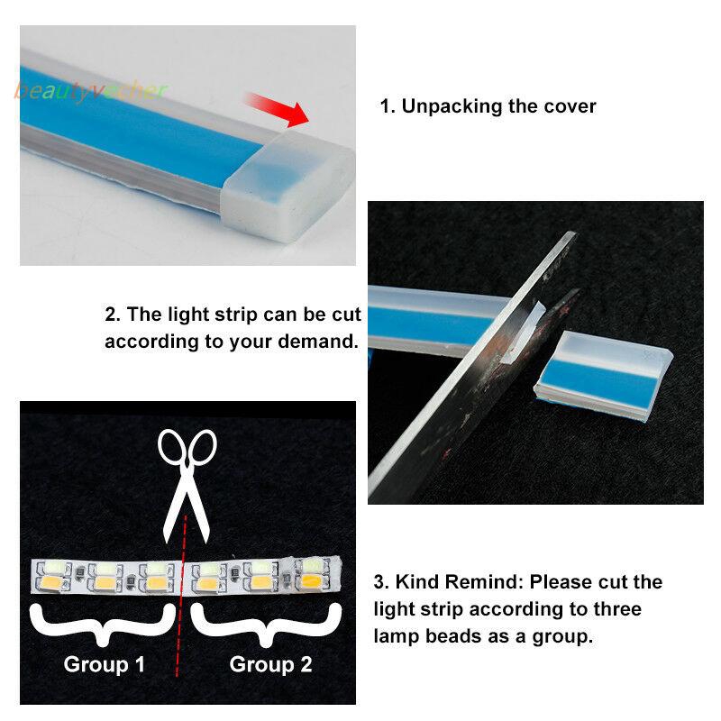 Bộ 2 đèn led xi nhan thay thế 60cm DC 12V không thấm nước dành cho xe hơi | BigBuy360 - bigbuy360.vn