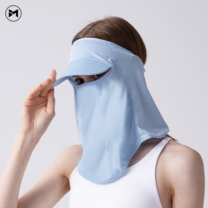 Mặt Nạ Che Mặt Mềm Mại Thoáng Khí Chống Nắng Kèm Móc Treo Cho Nữ