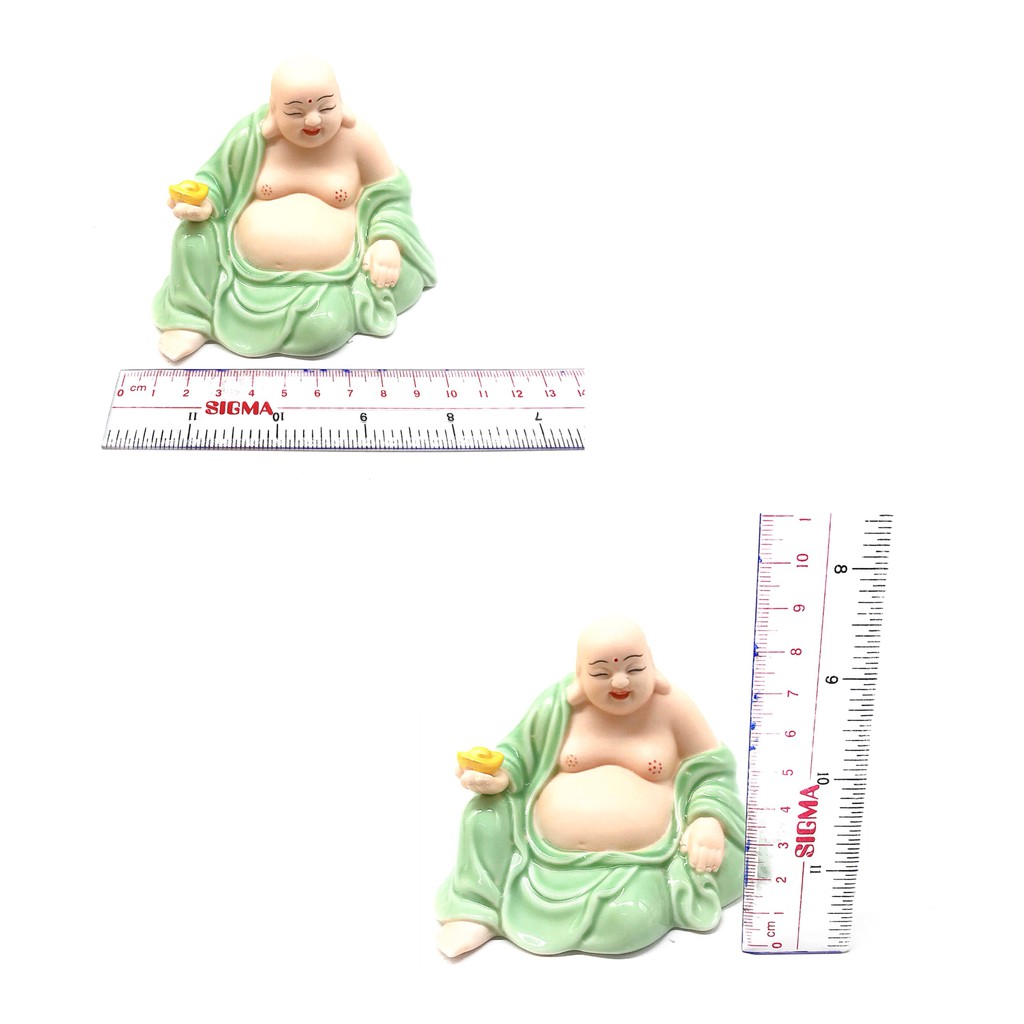 Tượng phật Di Lặc ngồi gốm sứ phong thủy, thích hợp để xe hơi | BigBuy360 - bigbuy360.vn