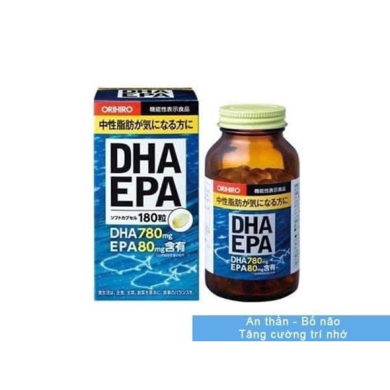 Viên uống bổ não DHA EPA nhật bản 180 viên
