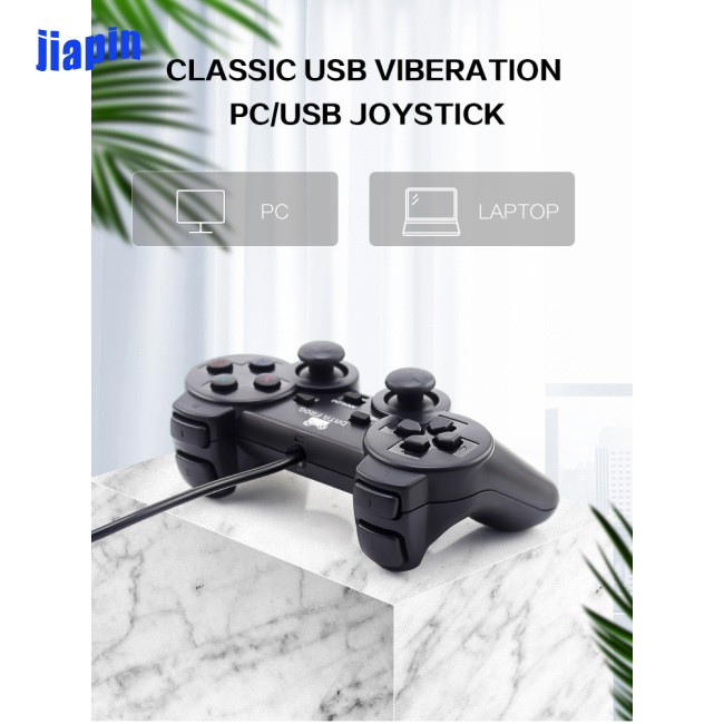 Windows Computer Laptop Black Game Joystick Usb Pc Wired Game For Controller Gamepad Pc