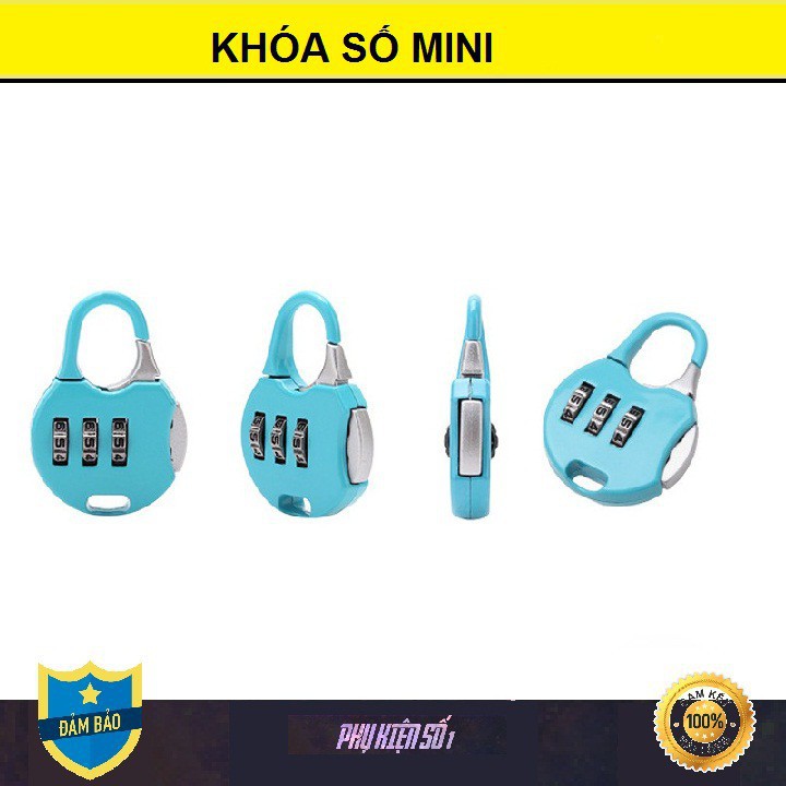 Thaydoihaem Ổ khóa số mini dễ thương loại nhỏ 44 MHB13