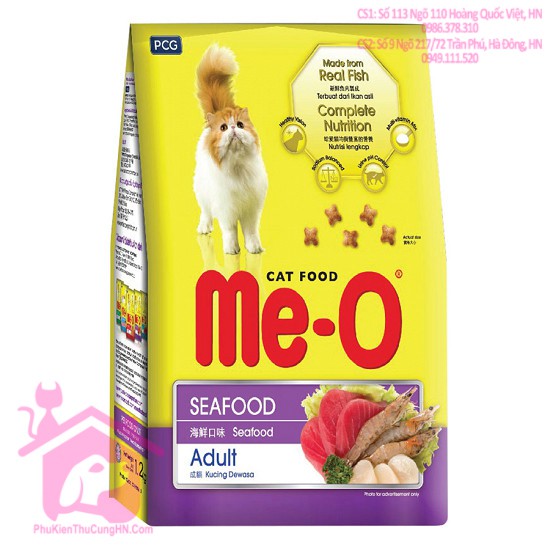 Thức ăn cho mèo trưởng thành Me-O adult 1.2kg