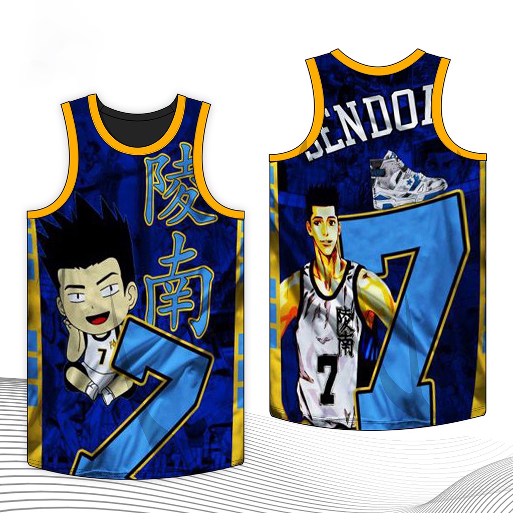 Áo Thun Bóng Rổ NBA Jersey Shohoku / Ryonan Jersey Cho Nam