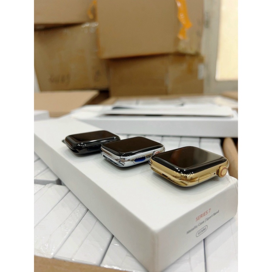 Đồng Hồ Thông Minh H9 Pro Phiên Bản Thép Cao Cấp Có Lẫy Giữ Dây, 2 Nút Vật Lý, Sạc Không Dây, Chơi Game, Pin Trâu